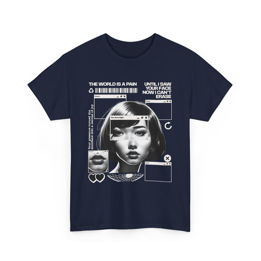 The World Is Pain T-Shirt - Graphic T-Shirt from Tee Utopia