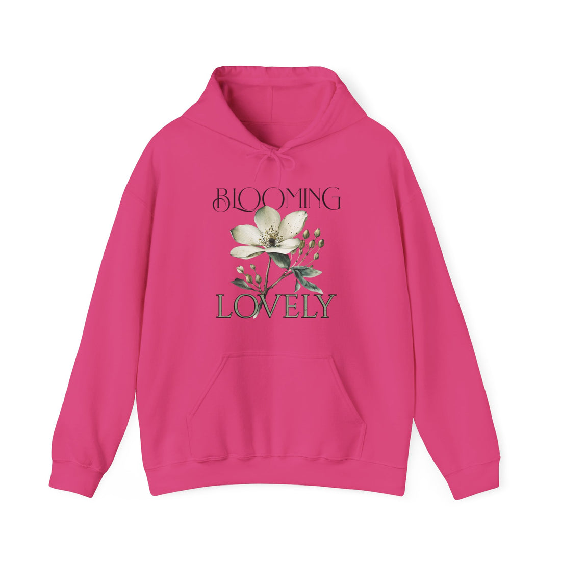 Blooming Lovely Hoodie - Graphic Hoodie from Tee Utopia