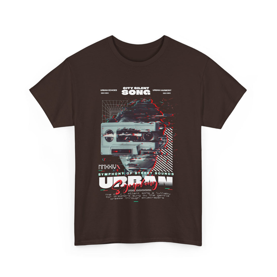 City Silent Song T-Shirt - Graphic T-Shirt from Tee Utopia