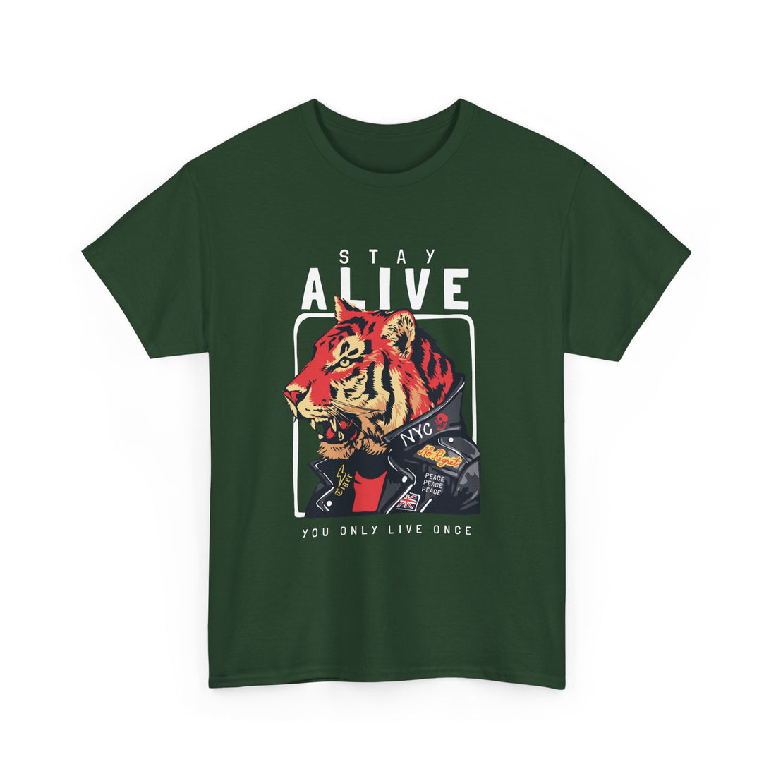 Stay Alive T-Shirt - Graphic T-Shirt from Tee Utopia