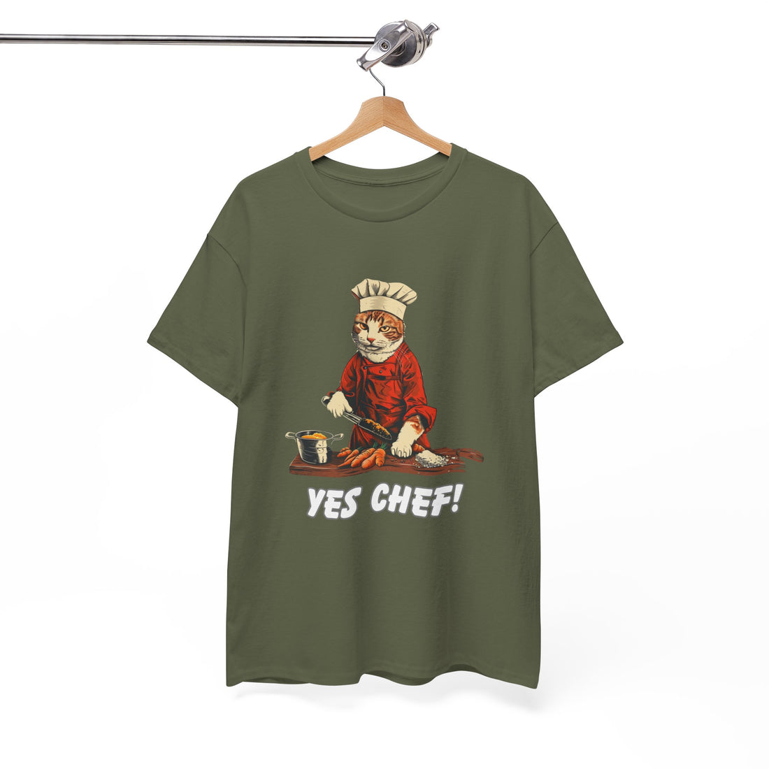 Yes Chef! T-Shirt - Graphic T-Shirt from Tee Utopia