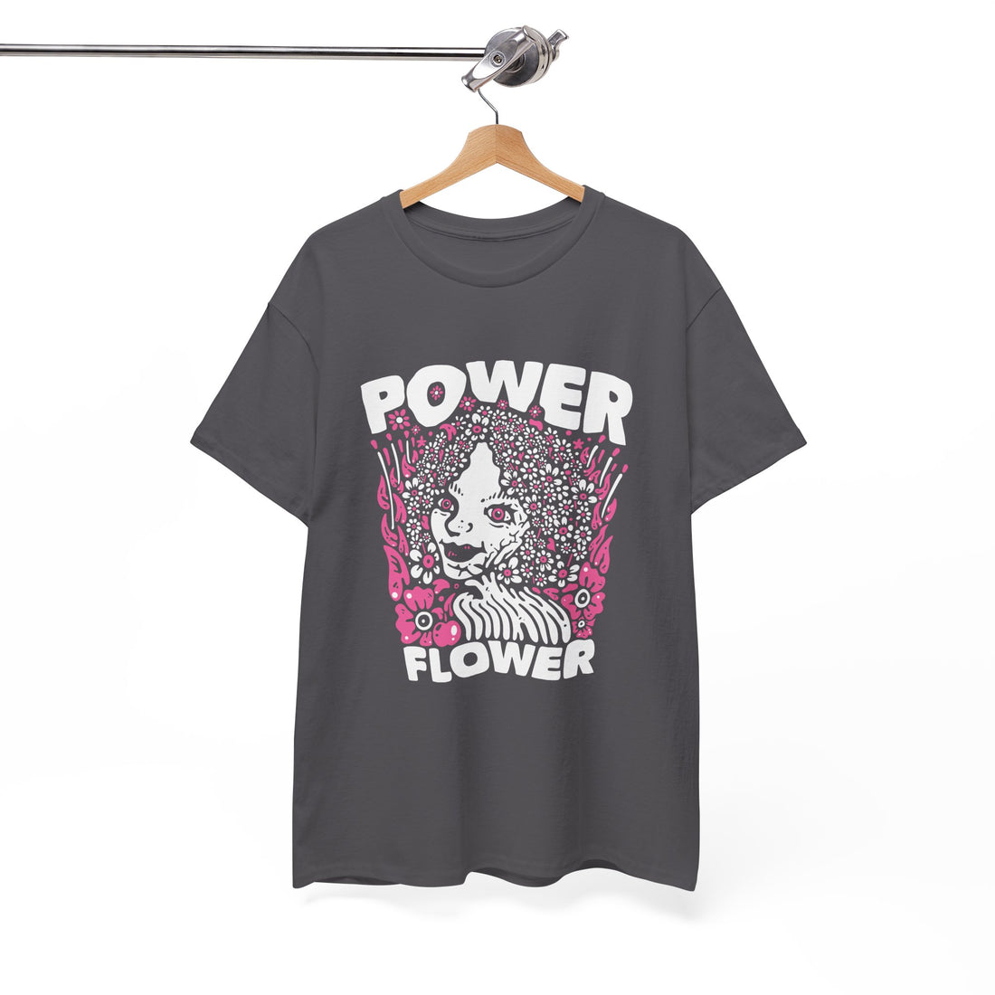 Power Flower T-Shirt - Graphic T-Shirt from Tee Utopia