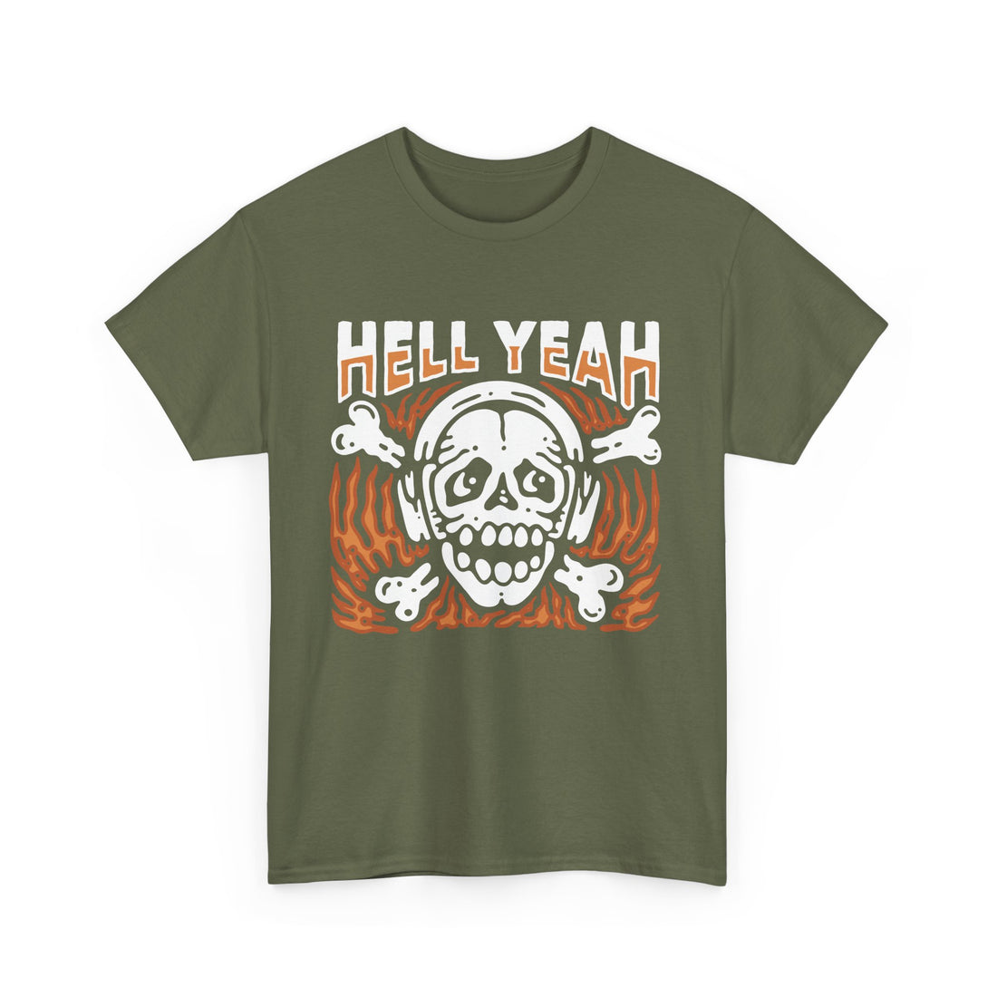 Hell Yeah T-Shirt - Graphic T-Shirt from Tee Utopia