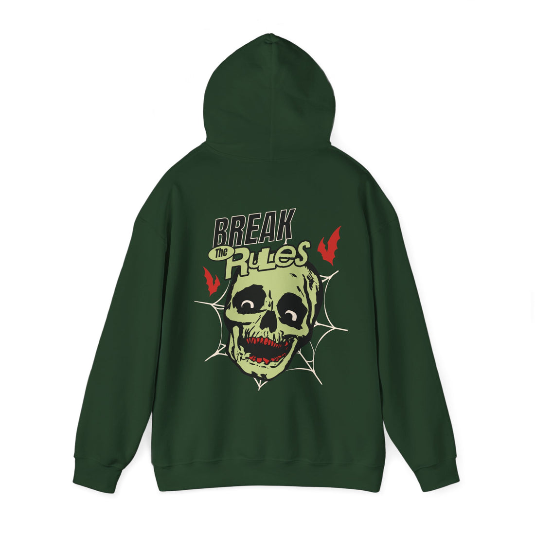 Break The Rules Front and Back Hoodie - Graphic Hoodie from Tee Utopia