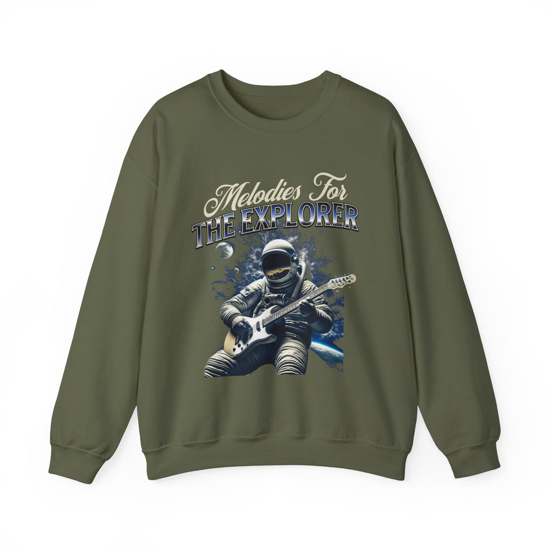 Melodies For The Explorer Sweatshirt - Graphic Sweatshirt from Tee Utopia