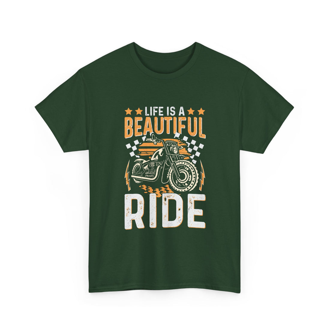 Life Is Beautiful Ride T-Shirt - Graphic T-Shirt from Tee Utopia