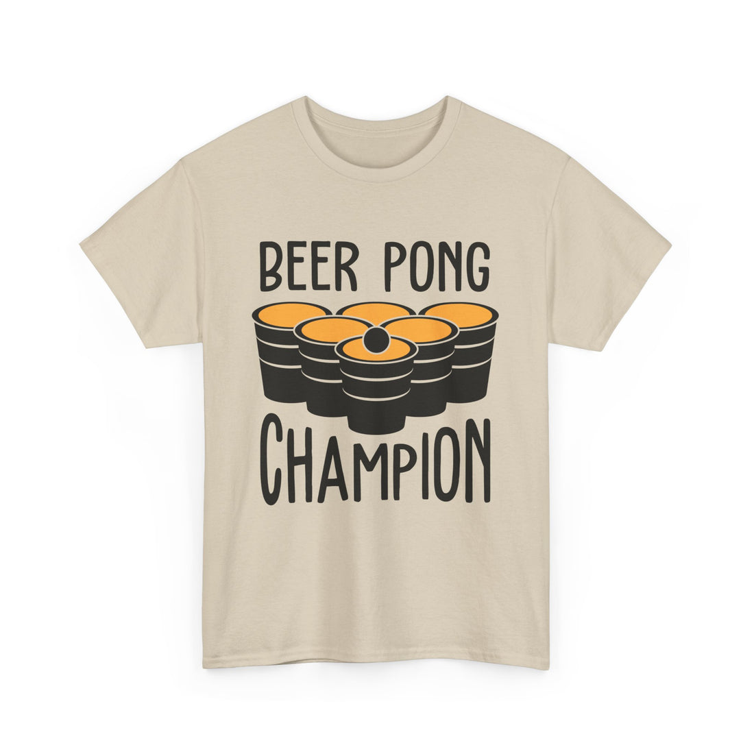 Beer Pong Champion  T-Shirt - Graphic T-Shirt from Tee Utopia
