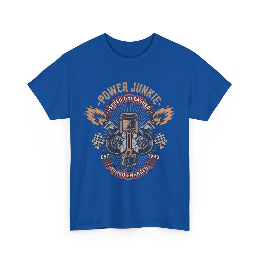 Power Junkie T-Shirt - Graphic T-Shirt from Tee Utopia
