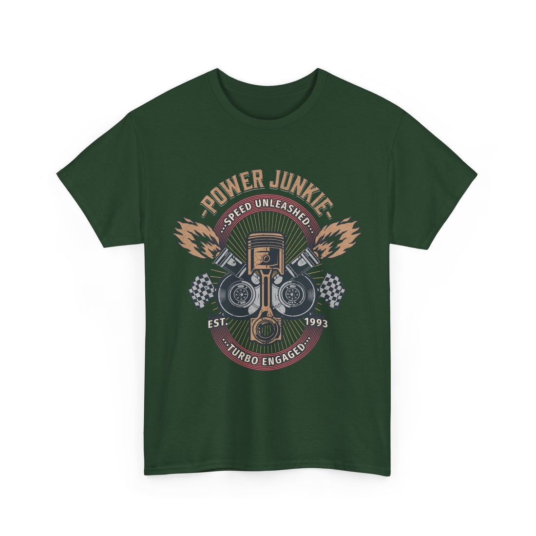 Power Junkie T-Shirt - Graphic T-Shirt from Tee Utopia