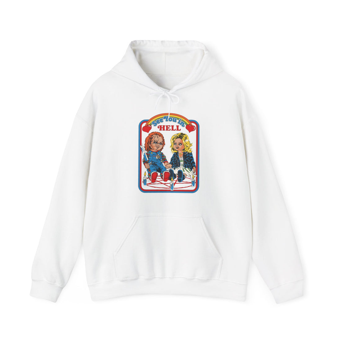 See You In Hell Date Hoodie - Graphic Hoodie from Tee Utopia