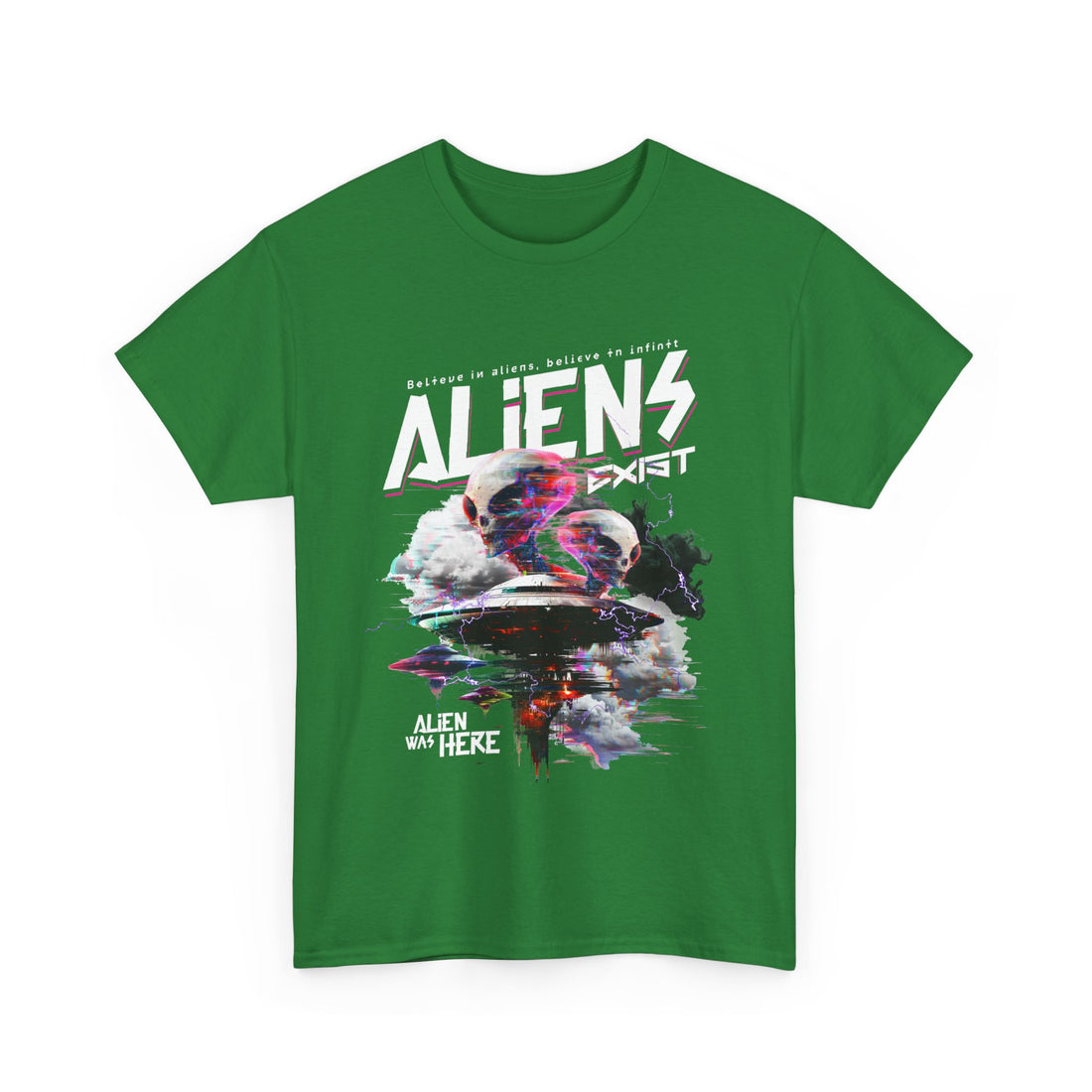Aliens Exist T-Shirt - Graphic T-Shirt from Tee Utopia