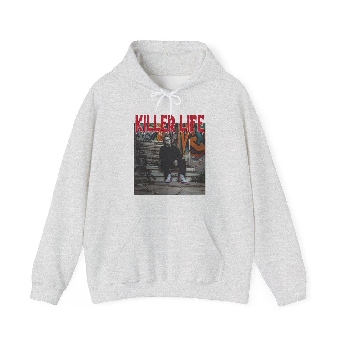 Killer Life Hoodie - Graphic Hoodie from Tee Utopia