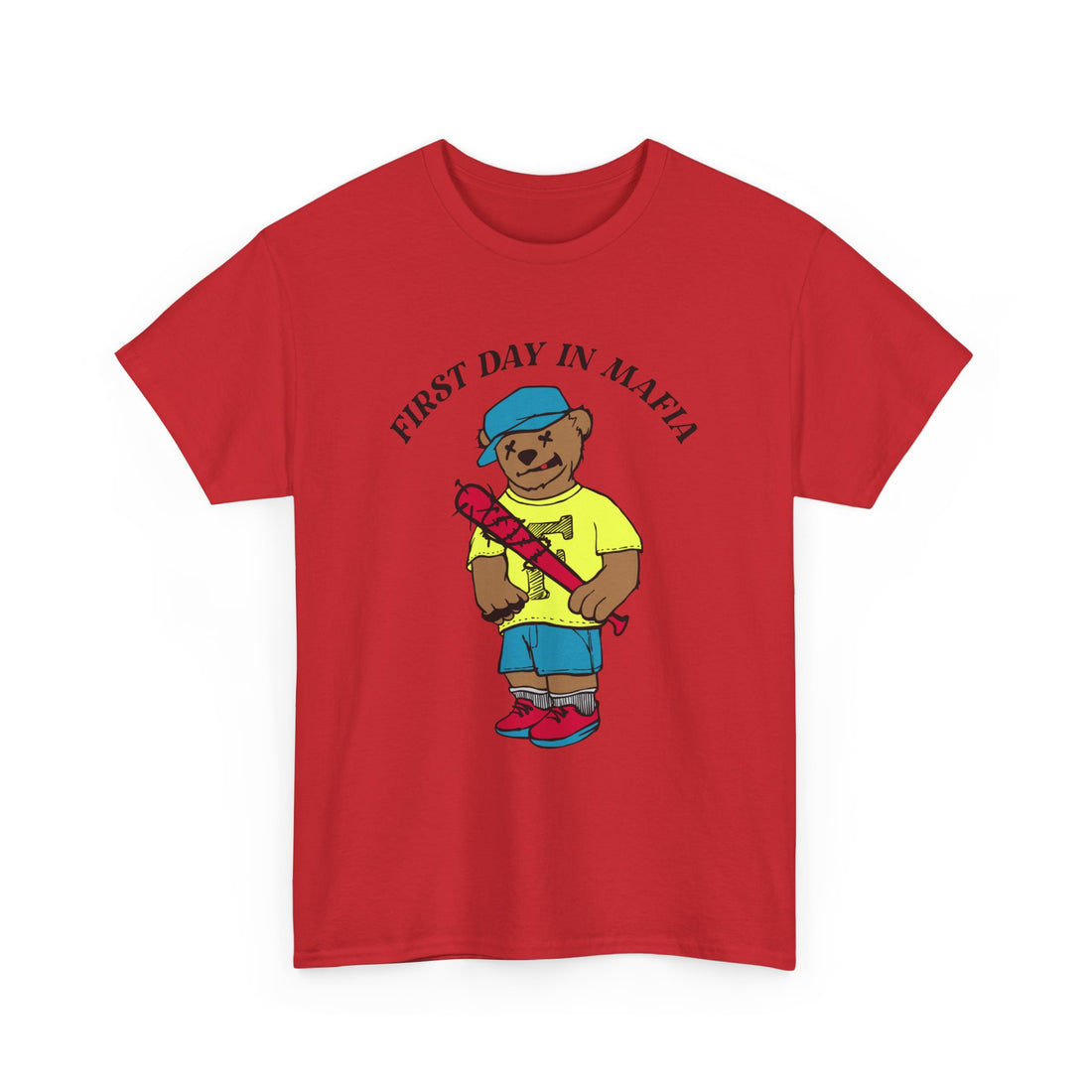 First Day In Mafia T-Shirt - Graphic T-Shirt from Tee Utopia