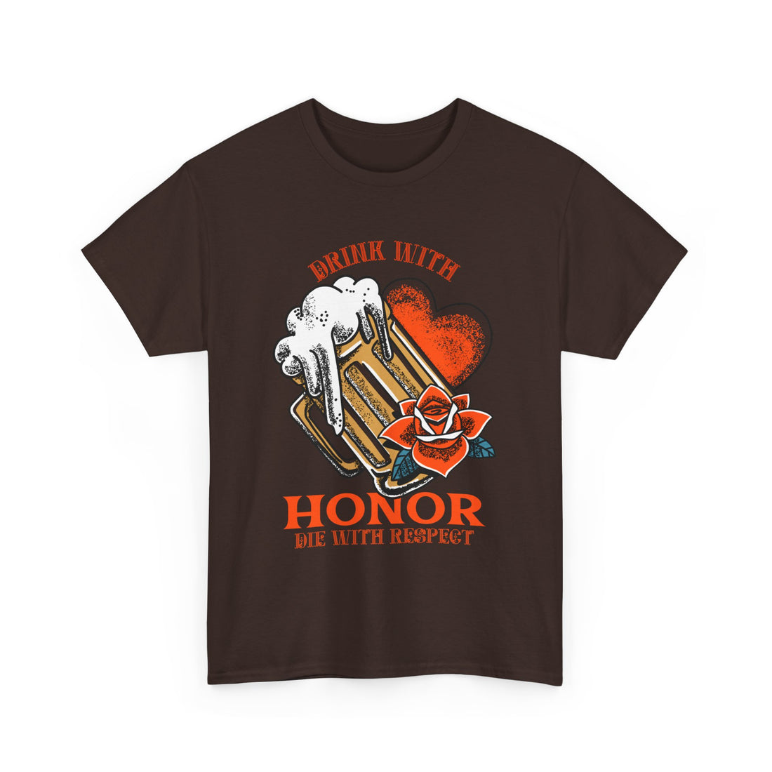 Drink With Honor  T-Shirt - Graphic T-Shirt from Tee Utopia
