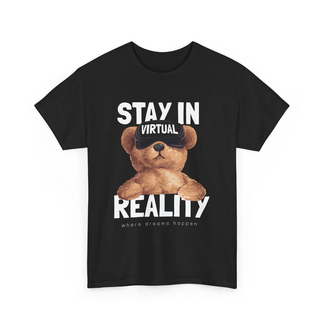 Stay In Virtual Reality T-Shirt - Graphic T-Shirt from Tee Utopia