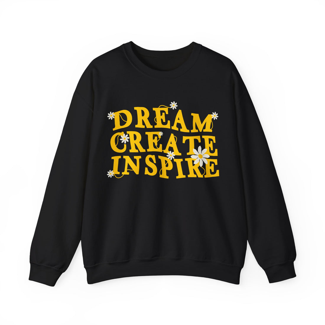 Dream Create Inspire Sweatshirt - Graphic Sweatshirt from Tee Utopia