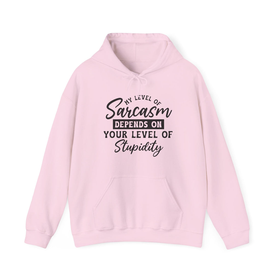 My Level Of Sarcasm Hoodie - Graphic Hoodie from Tee Utopia