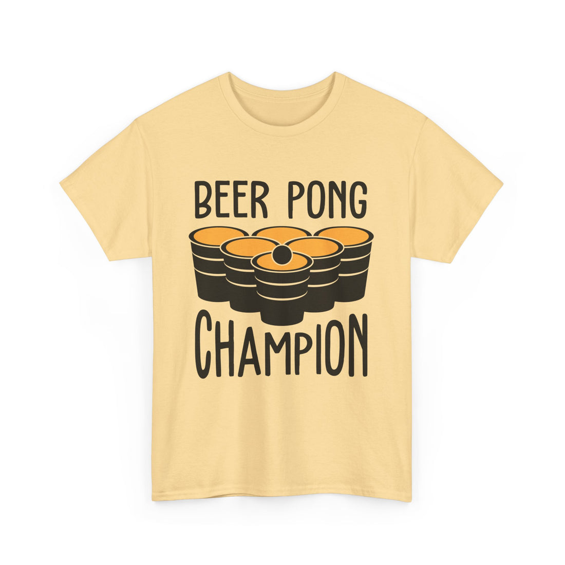 Beer Pong Champion  T-Shirt - Graphic T-Shirt from Tee Utopia