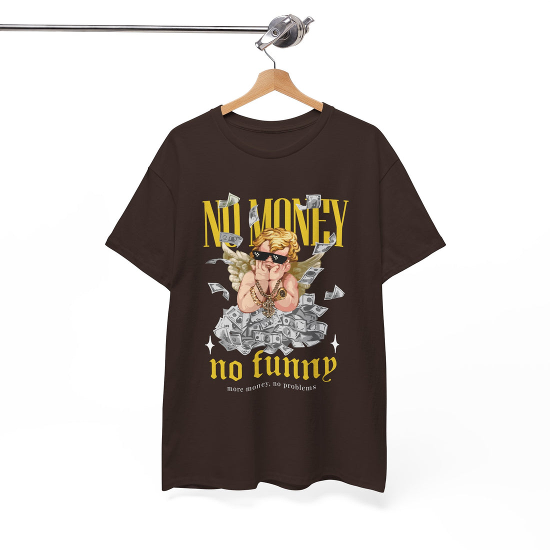No Money No Funny T-Shirt - Graphic T-Shirt from Tee Utopia