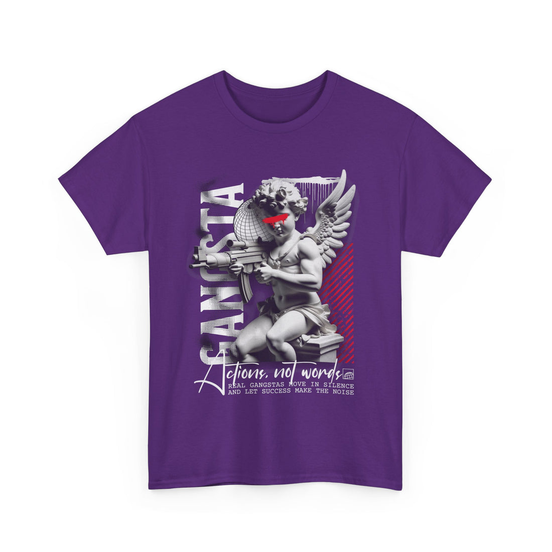 Actions No Words T-Shirt - Graphic T-Shirt from Tee Utopia