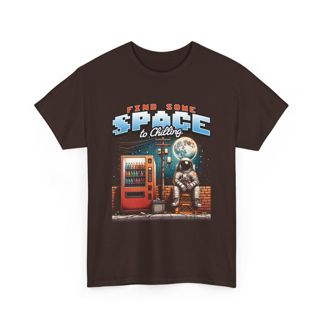 Find Some Space To Chilling T-Shirt - Graphic T-Shirt from Tee Utopia