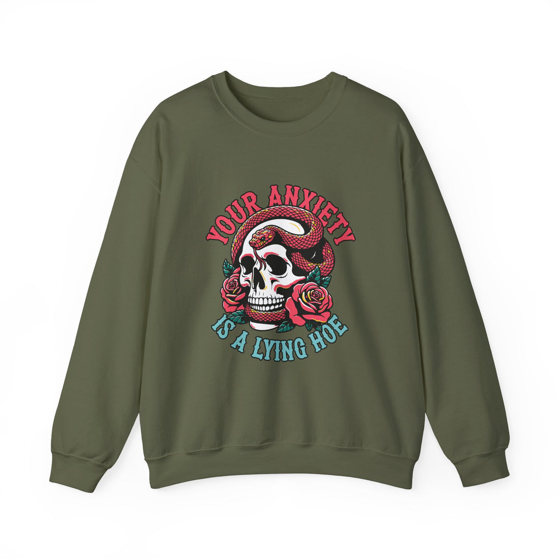 Is a Lying Hoe Sweatshirt - Graphic Sweatshirt from Tee Utopia