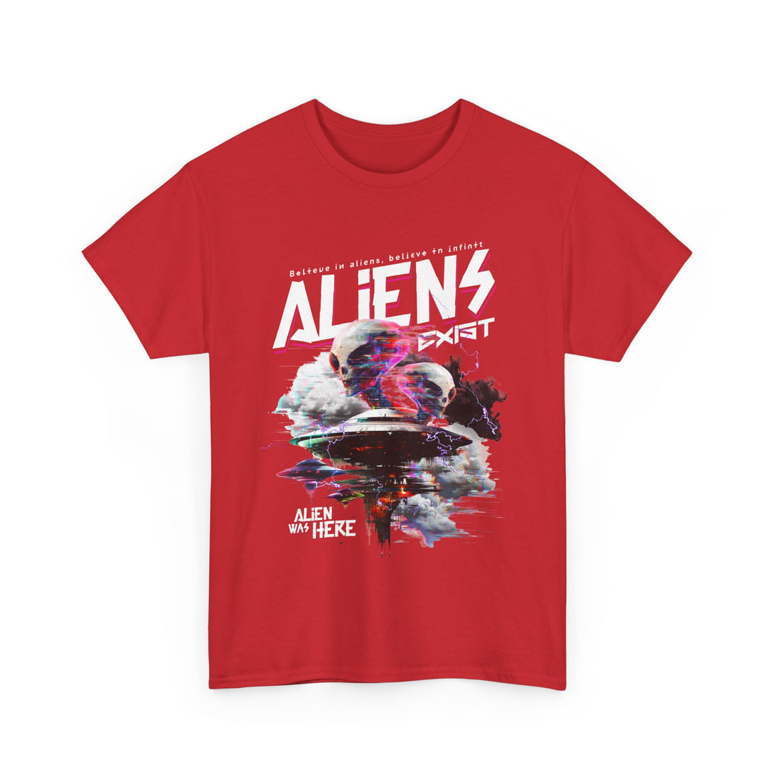 Aliens Exist T-Shirt - Graphic T-Shirt from Tee Utopia