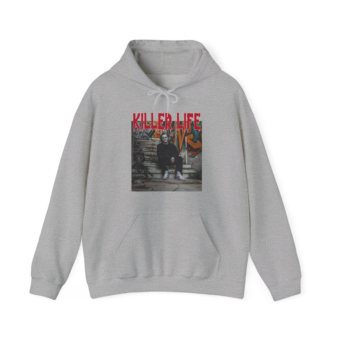 Killer Life Hoodie - Graphic Hoodie from Tee Utopia