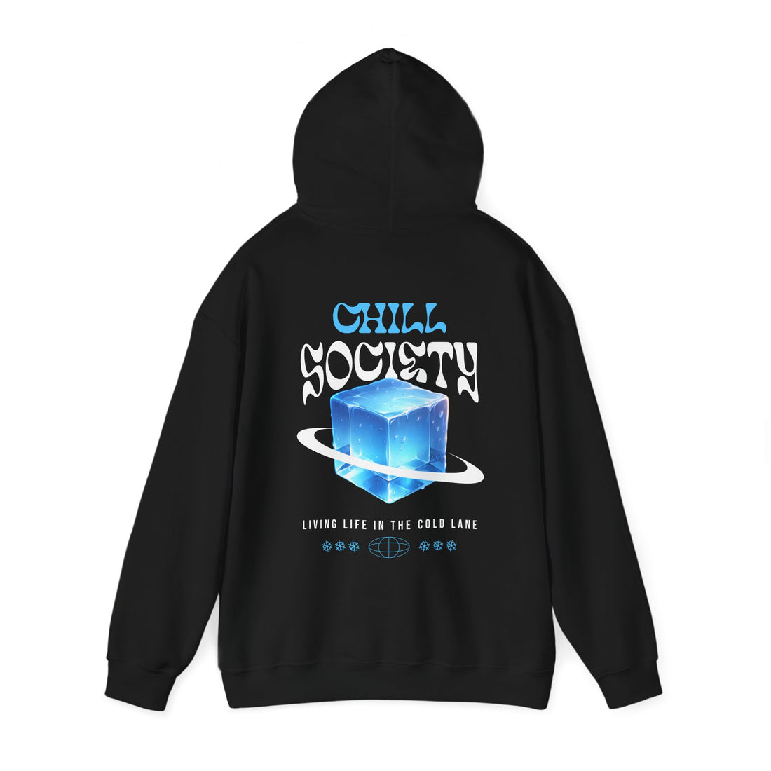 Chill Society Front and Back Hoodie - Graphic Hoodie from Tee Utopia