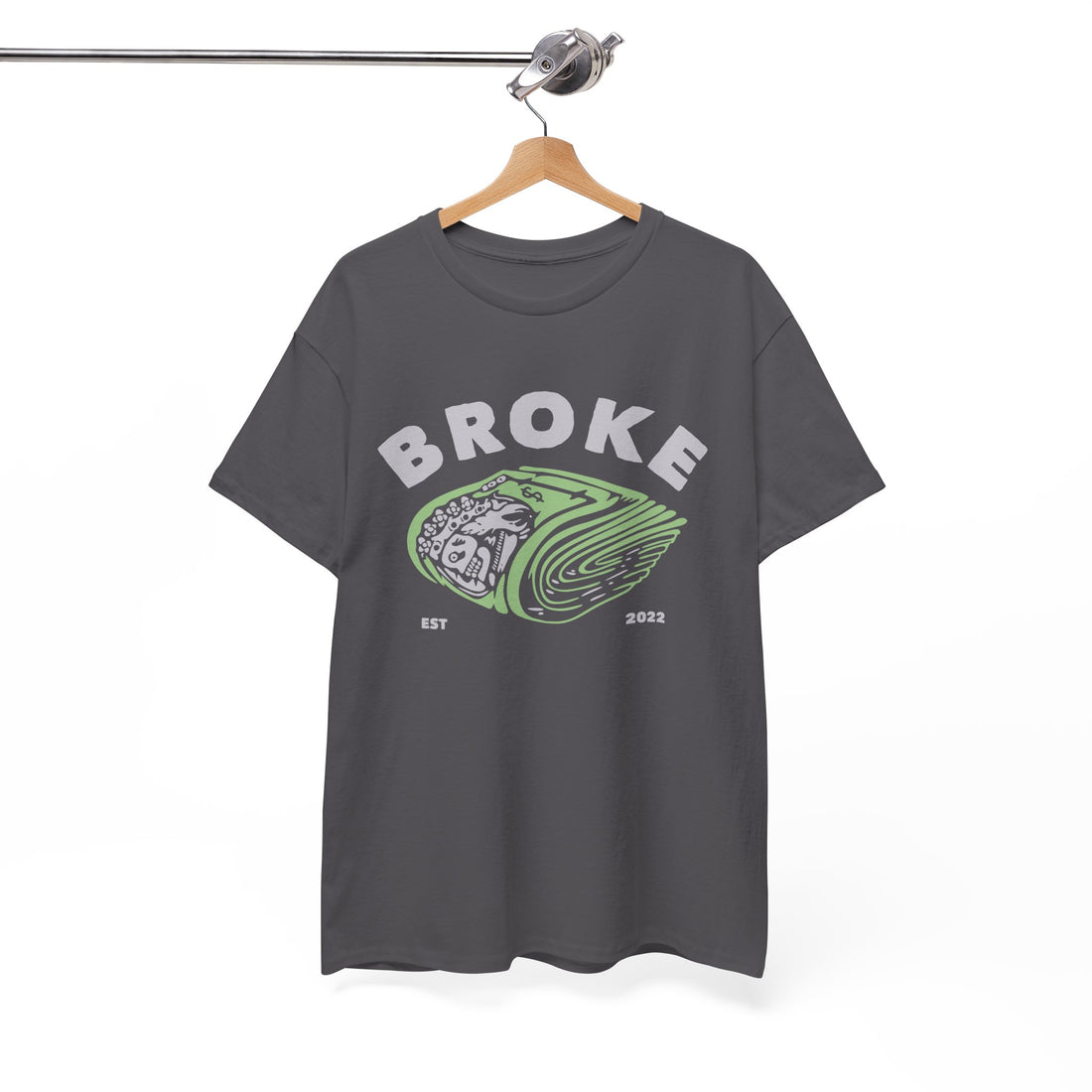 Broke T-Shirt - Graphic T-Shirt from Tee Utopia