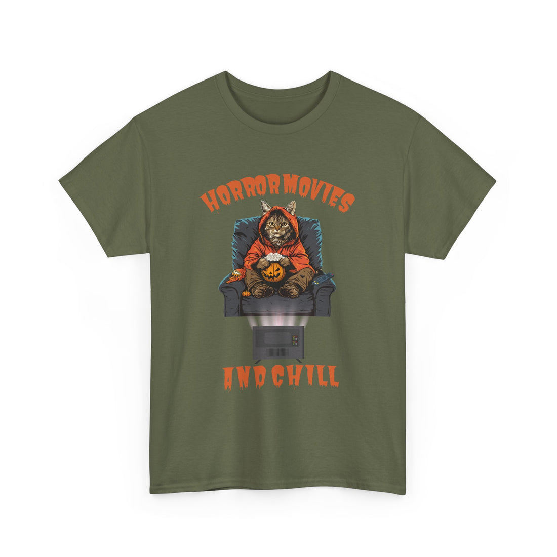 Horror Movies and Chill T-Shirt - Graphic T-Shirt from Tee Utopia