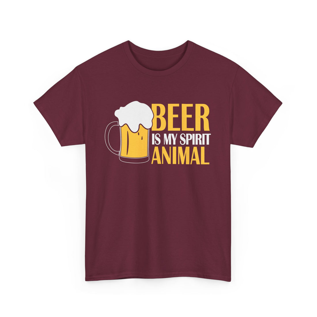 Beer Is My Spirit Animal  T-Shirt - Graphic T-Shirt from Tee Utopia