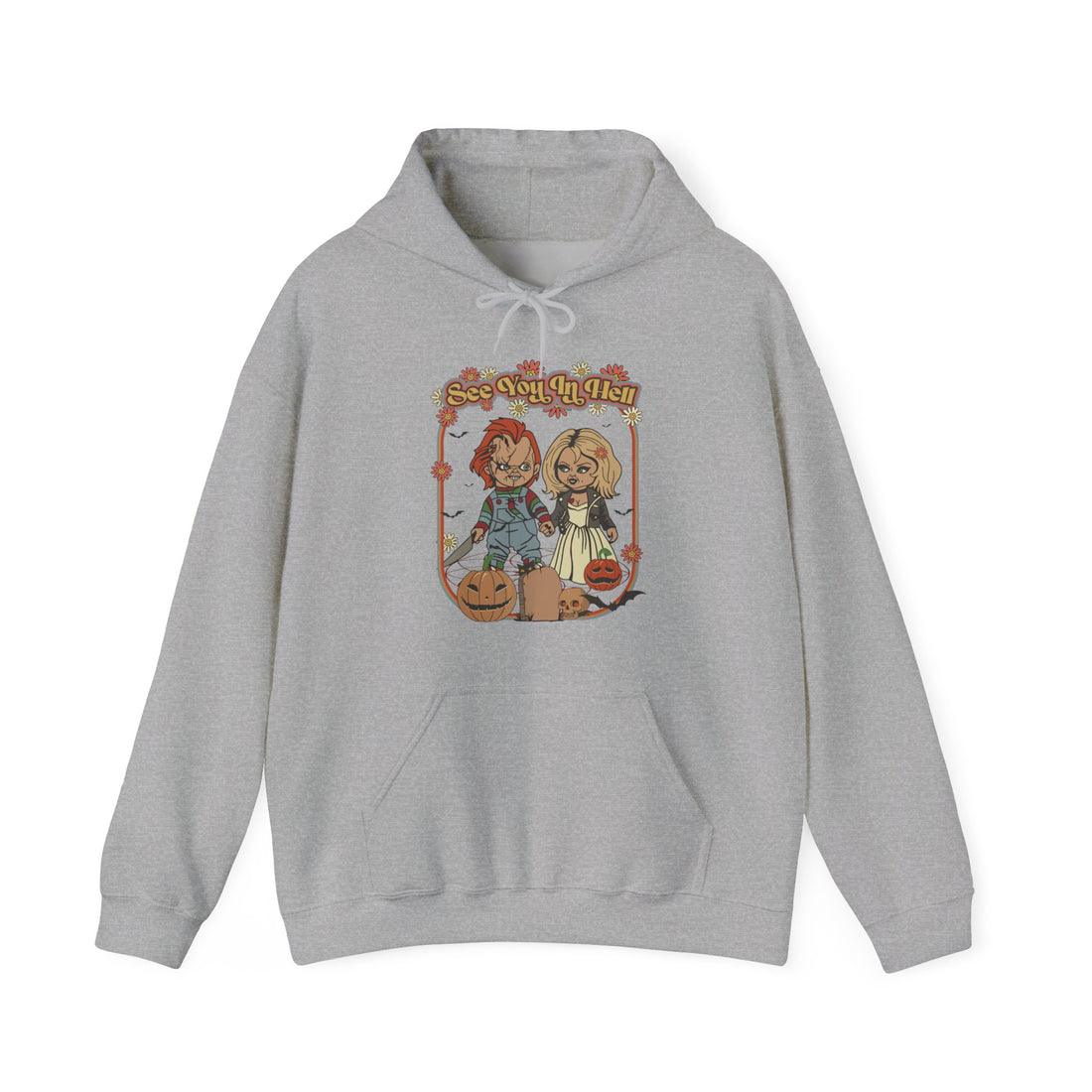 See You In Hell Chucky Hoodie - Graphic Hoodie from Tee Utopia