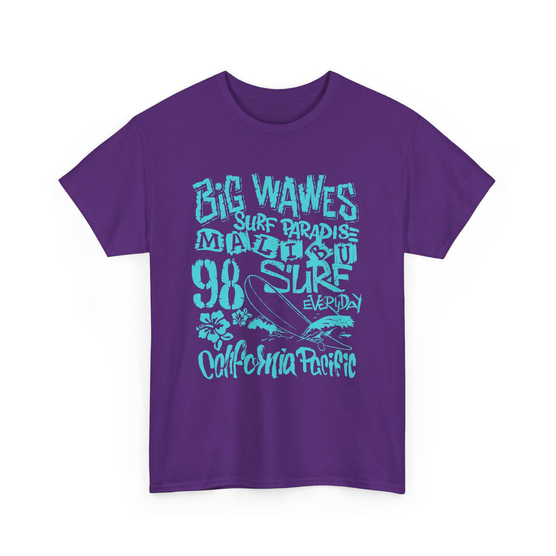 Big Waves Surf Paradise T-Shirt - Graphic T-Shirt from Tee Utopia
