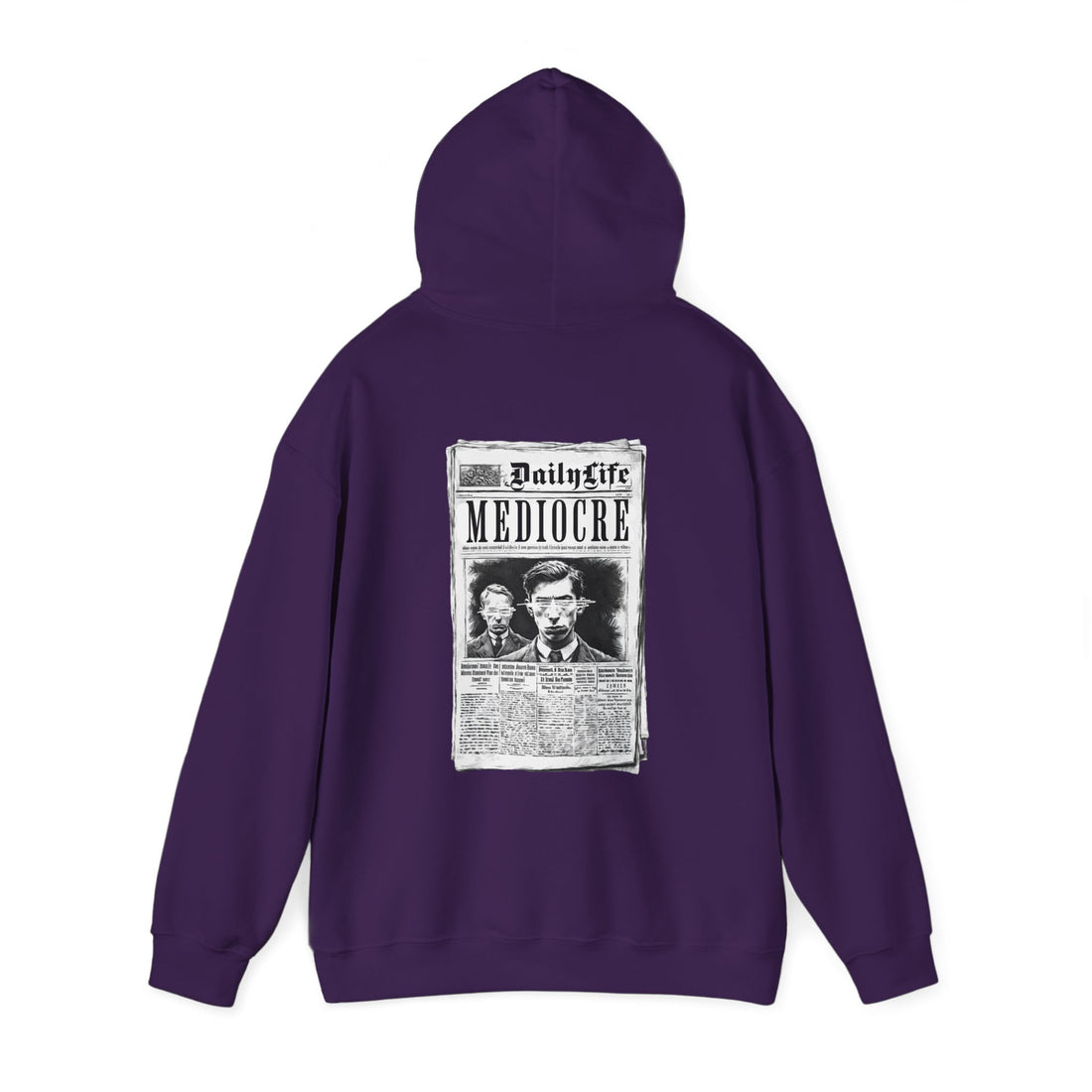 Mediocre Life Front and Back Hoodie