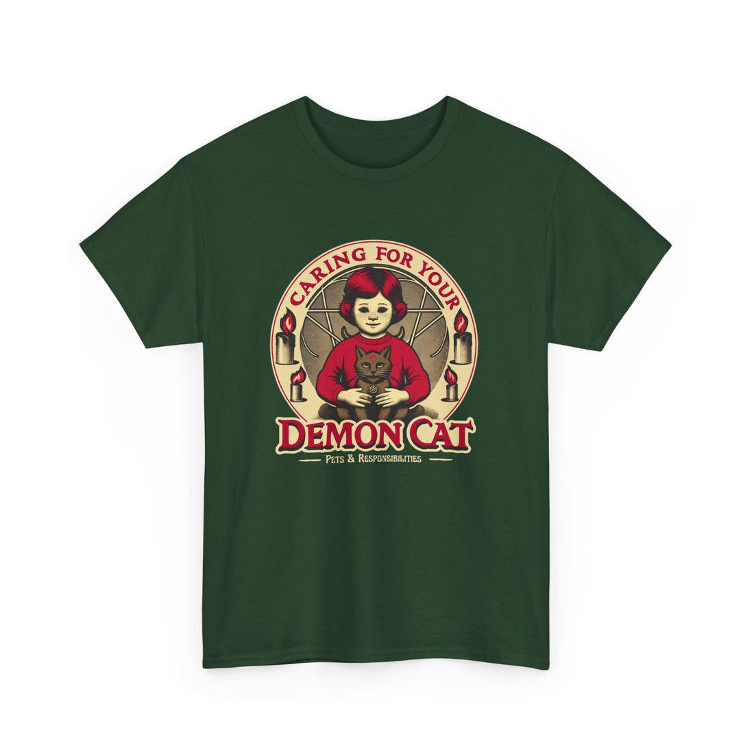 Caring For Your Demon T-Shirt - Graphic T-Shirt from Tee Utopia