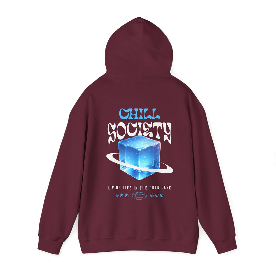 Chill Society Front and Back Hoodie - Graphic Hoodie from Tee Utopia