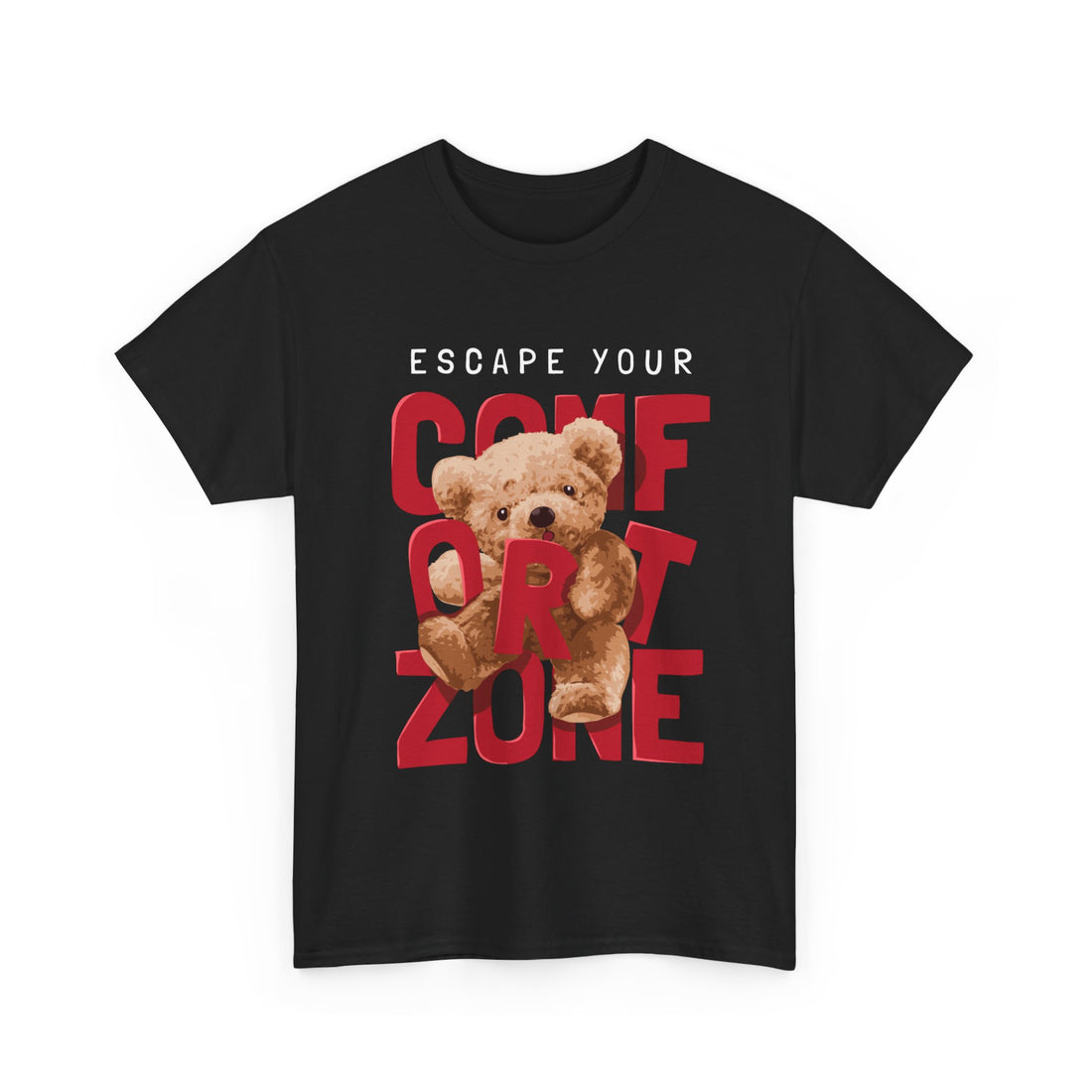 Escape Your Comfort Zone T-Shirt - Graphic T-Shirt from Tee Utopia