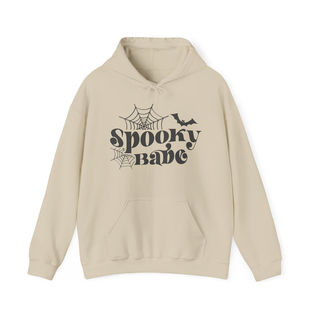 Spooky Babe Bats & Spiders Hoodie - Graphic Hoodie from Tee Utopia