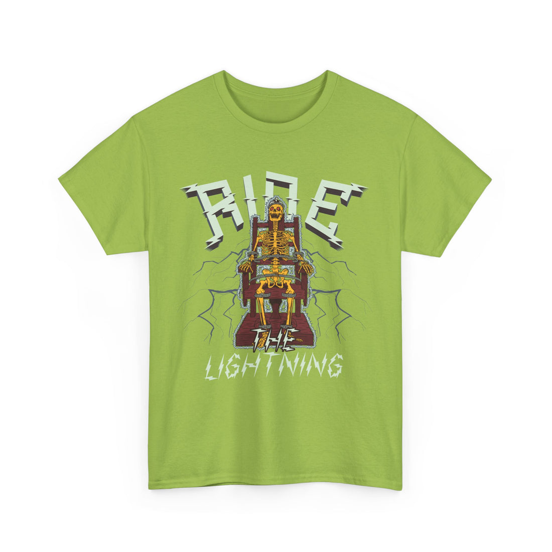 Ride The Lightning T-Shirt - Graphic T-Shirt from Tee Utopia