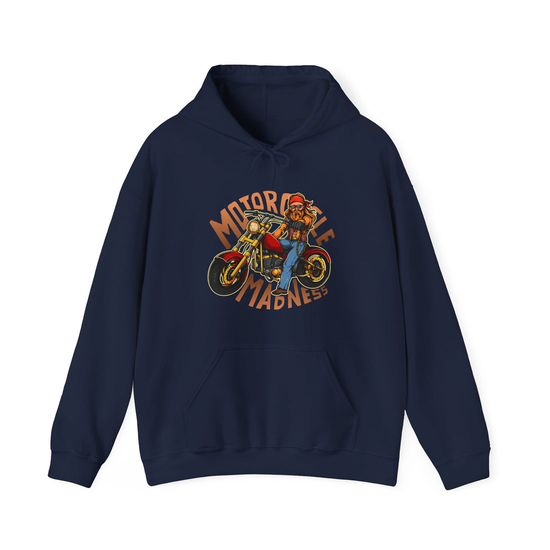 Motorcycle Madness Hoodie - Graphic Hoodie from Tee Utopia