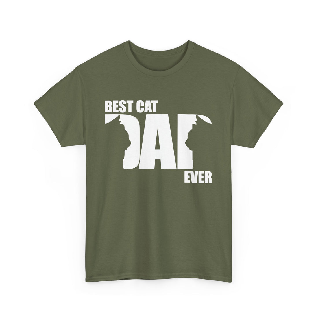 Best Cat Dad Ever T-Shirt - Graphic T-Shirt from Tee Utopia