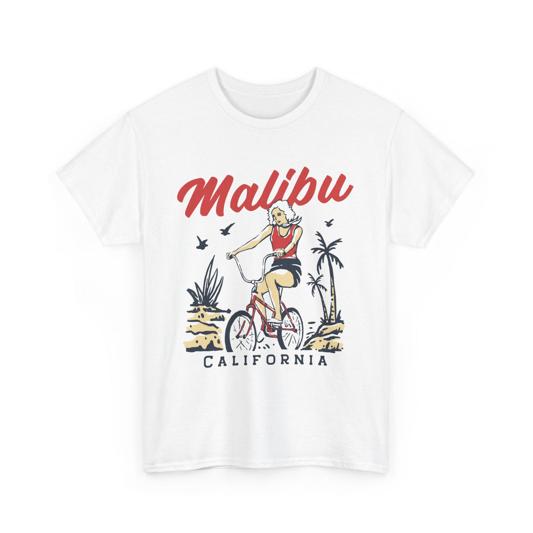 Malibu California T-Shirt - Graphic T-Shirt from Tee Utopia