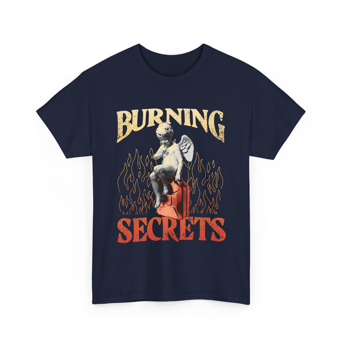 Burning Secrets T-Shirt - Graphic T-Shirt from Tee Utopia