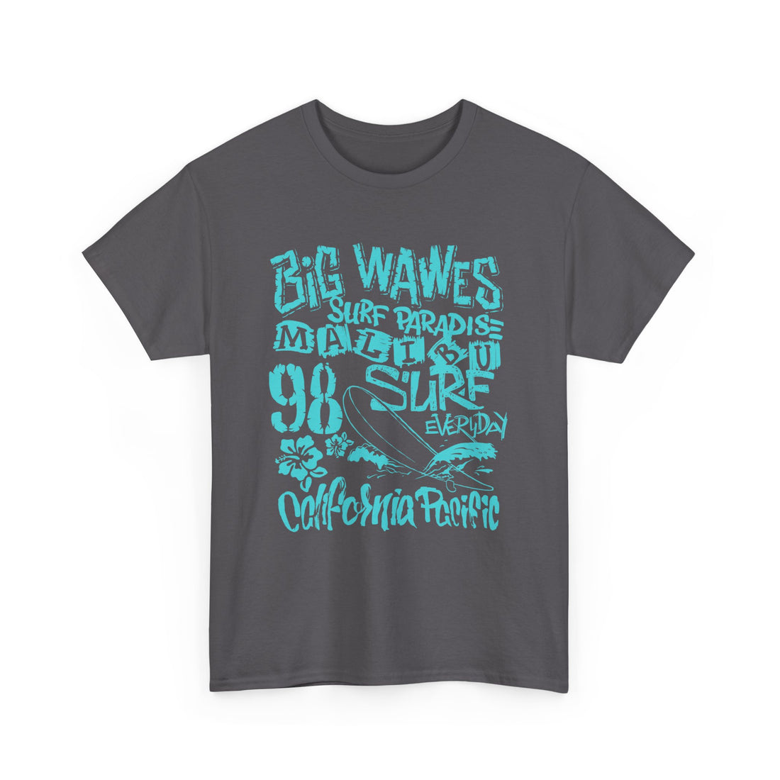 Big Waves Surf Paradise T-Shirt - Graphic T-Shirt from Tee Utopia