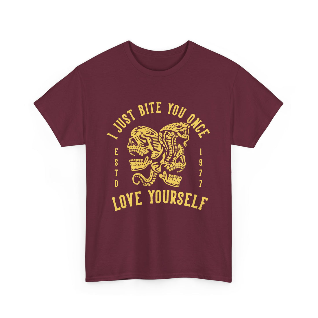 I Just Bite You Once T-Shirt - Graphic T-Shirt from Tee Utopia