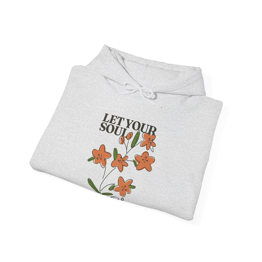 Let Your Soul Blossom Hoodie - Graphic Hoodie from Tee Utopia