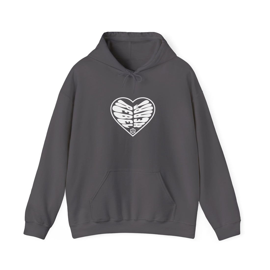 Rebel Heart Front and Back Hoodie - Graphic Hoodie from Tee Utopia