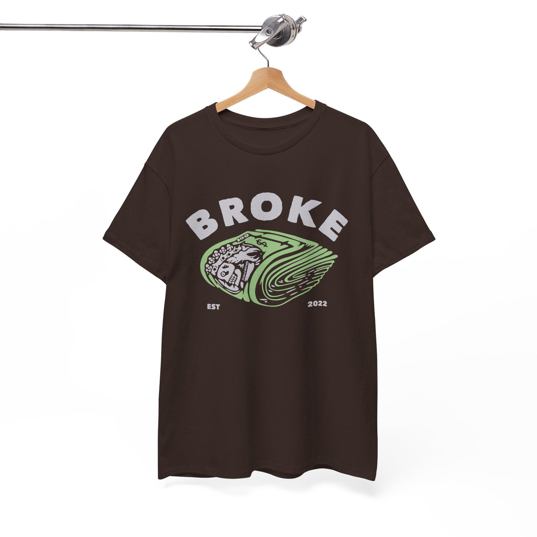 Broke T-Shirt - Graphic T-Shirt from Tee Utopia