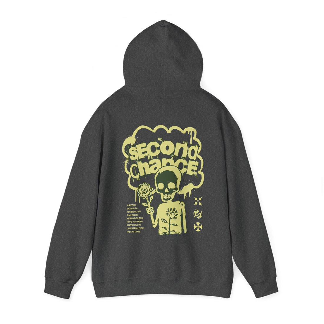 Second Chance Front and Back Hoodie - Graphic Hoodie from Tee Utopia